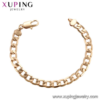 75189 Xuping Guangzhou Mode Nachahmung Schmuck einfache Seide Gewinde Gold Ketten Armband